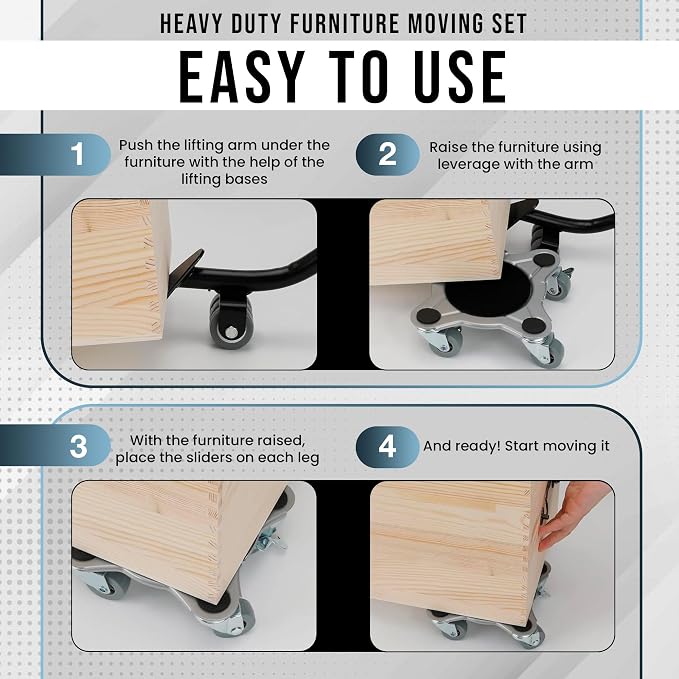 Heavy Duty Furniture Dolly Set - Image 5