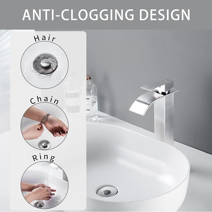 Fransiton Bathroom Sink Drain Stopper, 1.1-1.77 Inch Basin Pop Up Sink Drain - Image 6