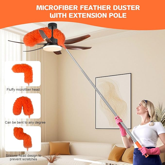 Microfiber Feather Duster Extendable Duster - Image 5