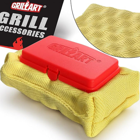 GRILLART Grill Brush Bristle Free, Replaceable BBQ Cleaning Pad, Safe by GRILLART