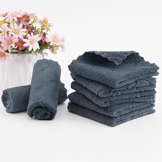 Homaxy 24 Pack Kitchen Dish Cloths, Super Soft and Absorbent Coral Velvet Dish - Image 6