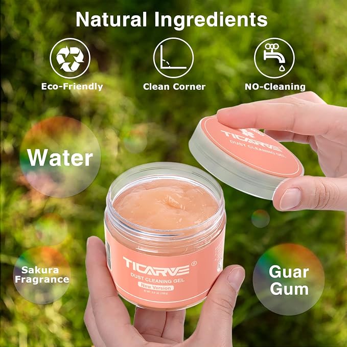TICARVE Cleaning Gel for Car Detail Putty Car Vent Cleaner Putty Gel Detail - Image 4