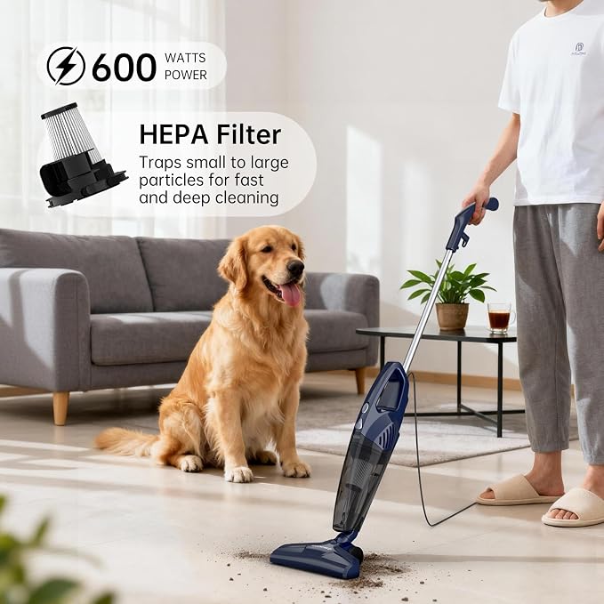 Corded Stick Vacuum for Pet Hair & Hard Floors - Image 2