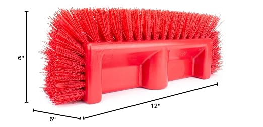 SPARTA Multi-Level Tile Scrub Brush 12" Wide Brush Head, Heavy-Duty Tile - Image 8