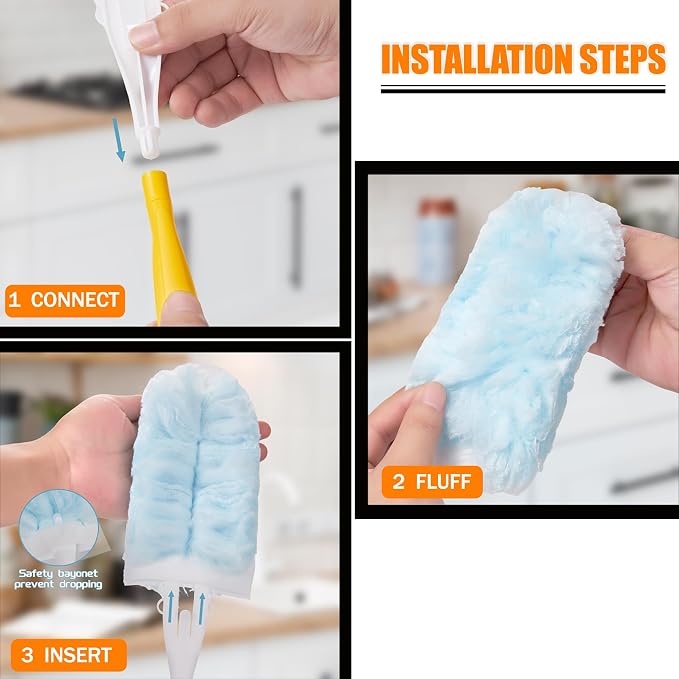 40 Count Duster Refills 360° Heavy Duty Duster Refills ，Compatible - Image 6