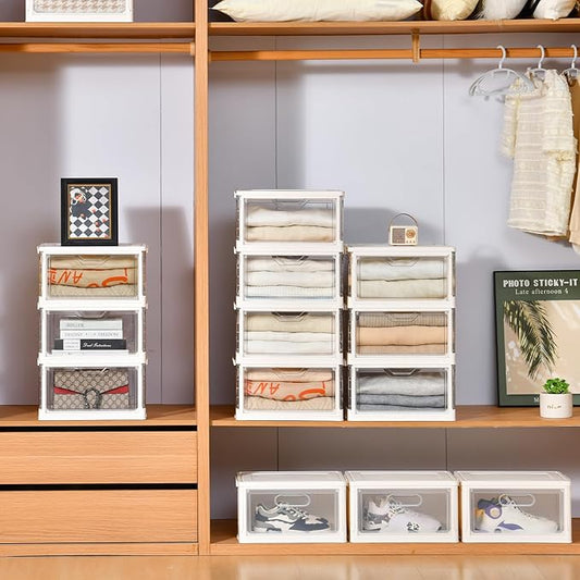 Stackable Plastic Storage Bins - Image 2