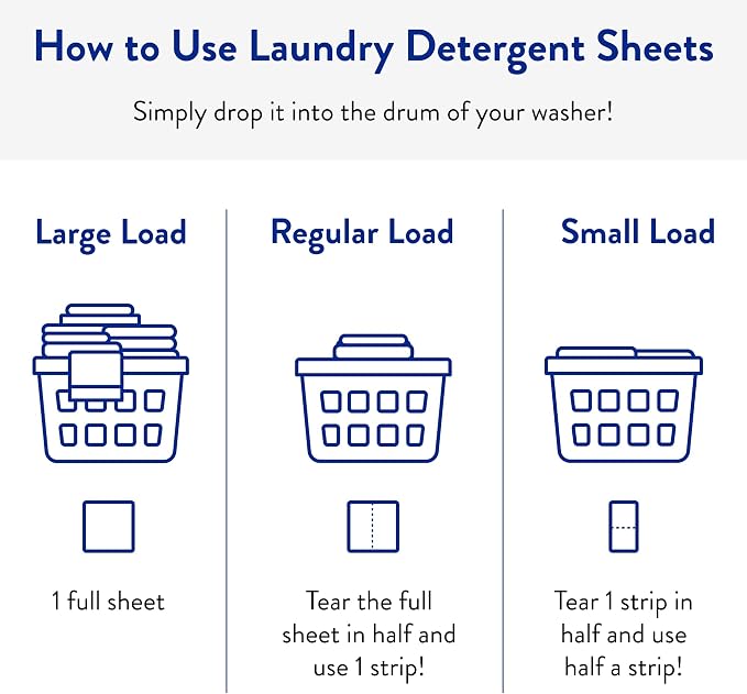 The Clean People Fragrance Free Laundry Detergent Sheets - Image 3
