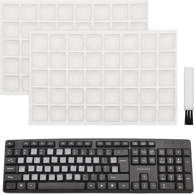 80 Pcs Raised Keyboard Stickers by CKANDAY