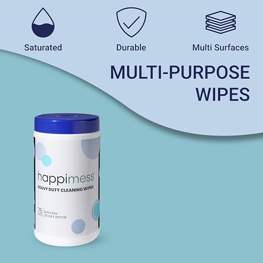 happimess WPE1001A Heavy Duty Cleaning Wipes, Extra Strong Cleaner - Image 4