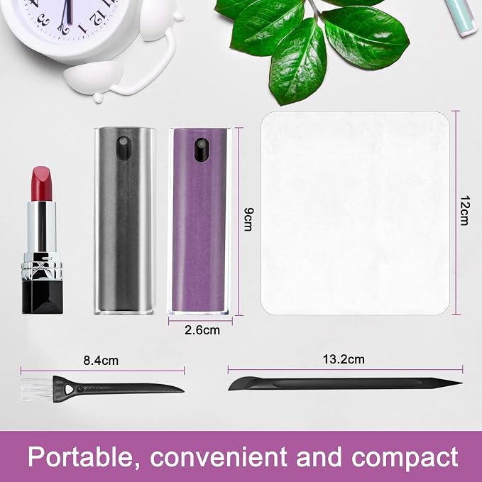 2Pcs Laptop Screen Monitor Cleaner Spray, walrfid Portable Phone Touchscreen - Image 6
