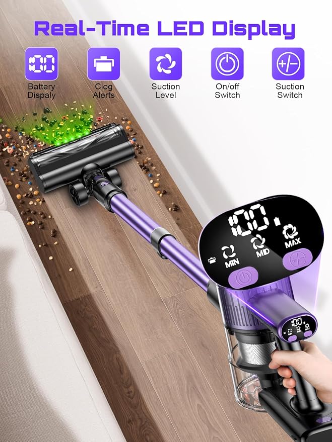 Cordless Vacuum Cleaner, 10 in 1 Stick Vacuum - Image 3