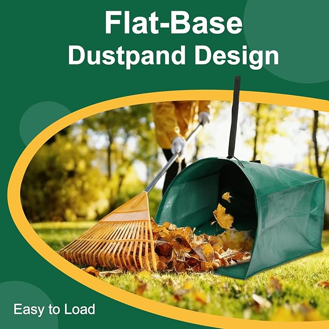 2 Pack 72 Gallon Large Leaf Collector, Foldable Reusable Yard Waste Bags - Image 4