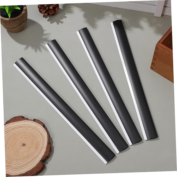 BESTYASH 4pcs Upright Dust Pan Lip Strip Dustpan Edge Strip Replacement Rubber - Image 7