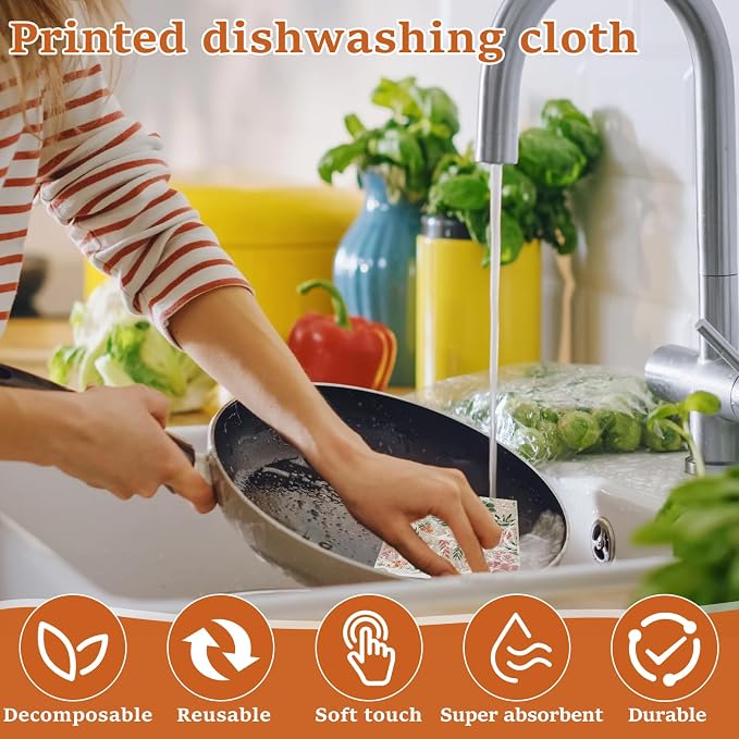 Swedish Dishcloths for Kitchen Dish Towels - Image 7