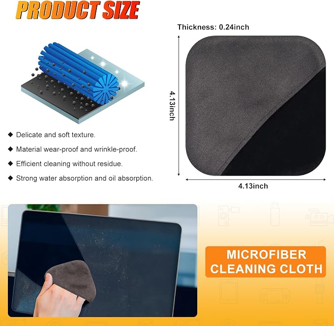 SuperKaKa Car Screen Cleaner- Vehicle Touchscreen Microfiber Cleaning Cloth - Image 2