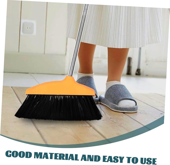 Unomor Stainless Steel Handle Soft Bristle Broom - Image 9