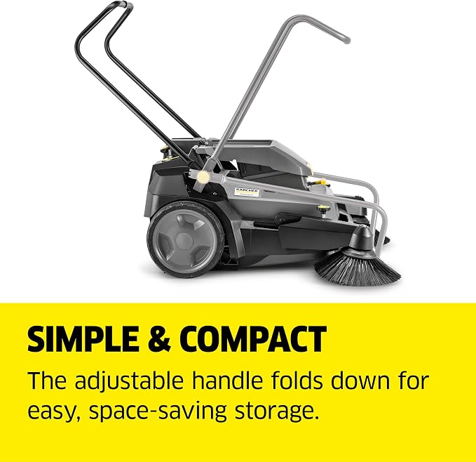 Kärcher Pro Walk Behind Outdoor Push Sweeper, KM 70/30 C Bp 2SB, Battery Powered - Image 7