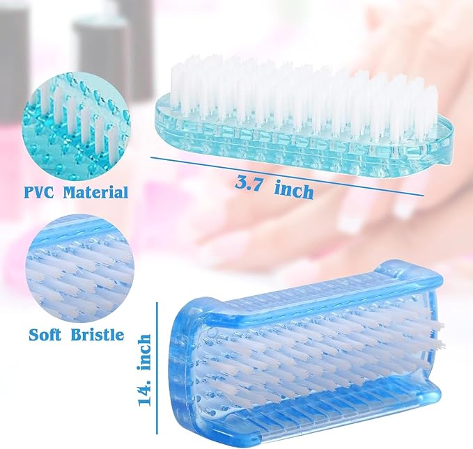 4 Pcs Nail brush Two Sided, Nail brush - Image 2