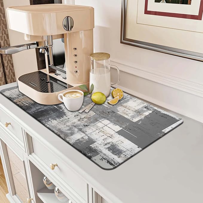 MCALK Dark Grey Dish Drying Mat - Image 7