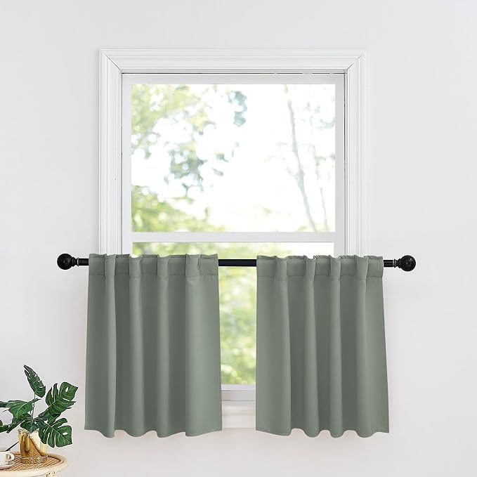 RYB HOME Sage Green Blackout Curtains by RYBHOME