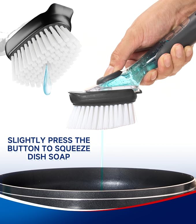Dish Brush Head Replacement for OXO, 4 Pack Refill Head for OXO Dish Brush - Image 4