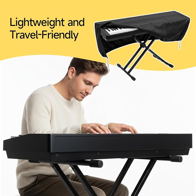Soundspire 88 Keys Piano Keyboard Dust Cover, Waterproof Thickening Digital - Image 3