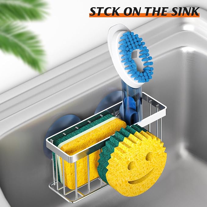 Sponge Holder Smiley Face, Sink Caddy - Image 5