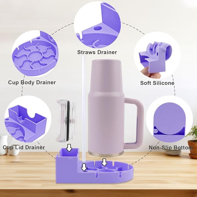 Water Bottle Drying Rack, Silicone Tumbler Drying Rack, Baby Bottle Dryer Holder - Image 5