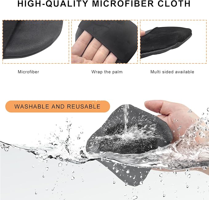 Car Screen Cleaner, Square Microfiber Cloth Non-Scratch Auto Touchscreen - Image 3