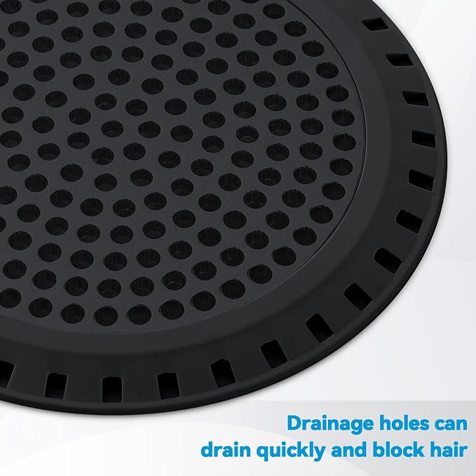 Shower Drain Hair Catcher, Aluvor Shower Drain Cover Bathtub Drain Strainers - Image 3
