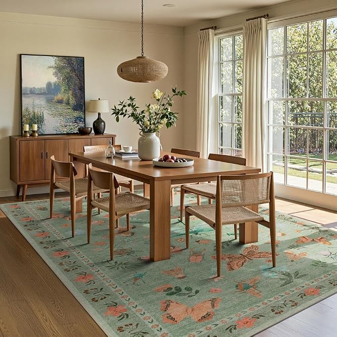 5x7 Washable Area Rugs for Bedroom & Living Room - Image 4