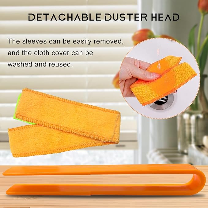 2 PCS Car Blinds Duster, Window Blind Cleaner Duster Brush - Image 5