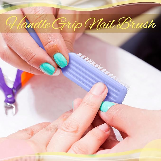 Mifoci 120 Pcs Handle Grip Nail Brush - Image 3