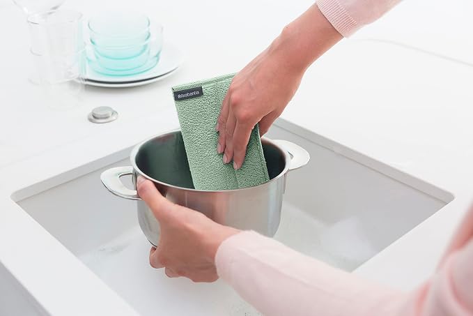 Brabantia x3 Microfiber Cleaning Pads Absorbent Spongy Hygenic Pads - Image 2