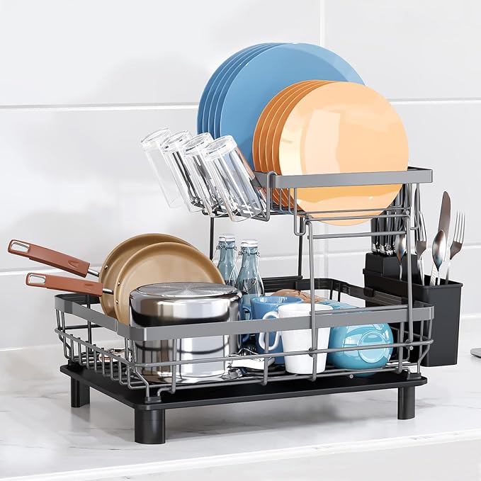 GAXmi Dish Drying Rack Over The Sink Dish Drainer by GAXmi