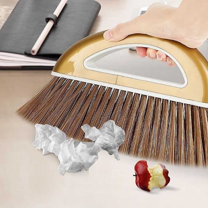 Long Handled Broom and Dustpan Set, 88cm Indoor Broom - Image 2