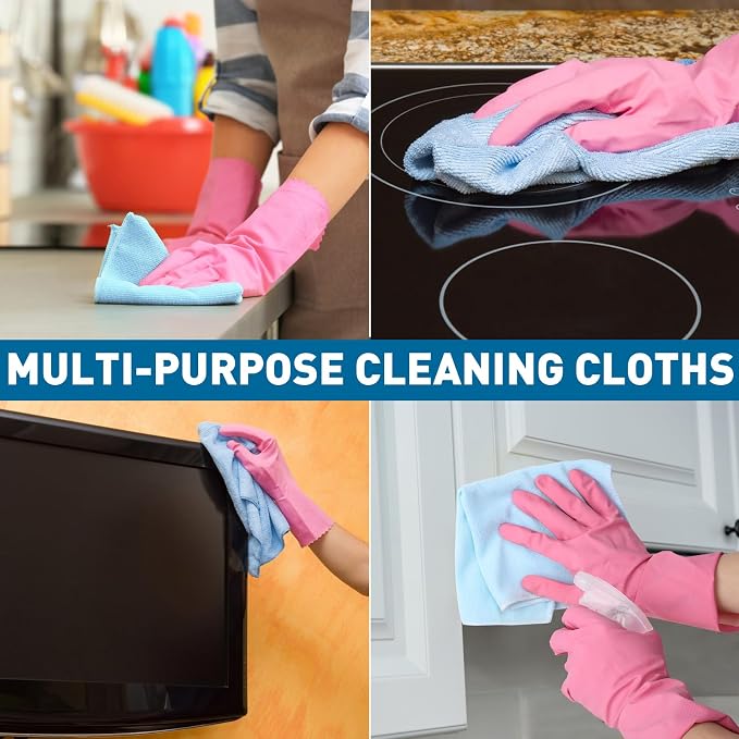 Microfiber Towels Bulk-300 Pack, Cleaning Cloths, Microfiber Towels - Image 5