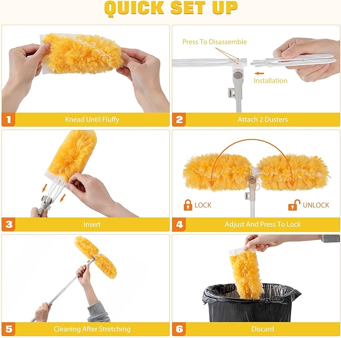 6 ft Extendable Duster Handle - Image 6