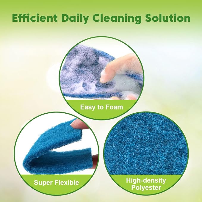 Non-Scratch Scouring Pads, Garage and Outdoors, Reusable Dish Scrubber Pads - Image 3
