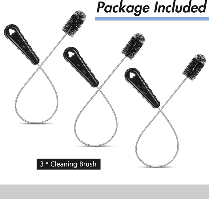 3 Pcs Condensate Trap Flexible Drain Brush, 16 Inch AC Drain Line Cleaning Brush - Image 5