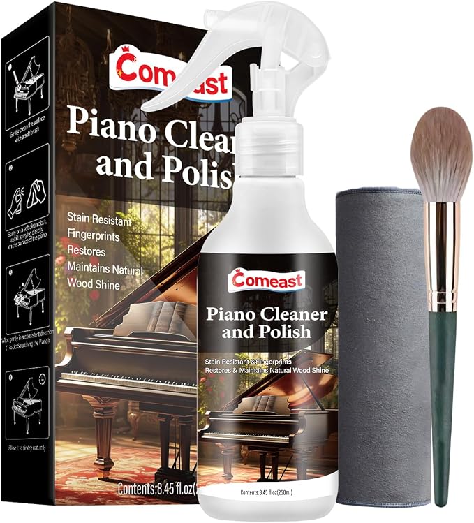 Piano Cleaner and Polish, Wax and Protect Glossy All in One Bottle Restore the - Image 6