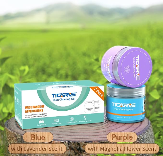 TICARVE 2Pack Cleaning Gel for Car Cleaning Putty Car Slime for Cleaning Car - Image 7
