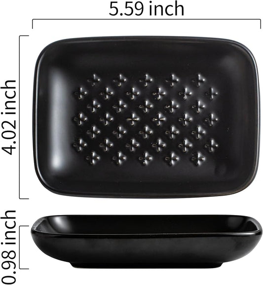 Gomakren Soap Dish, Shower Soap Holder, Ceramic Soap Dishes - Image 2