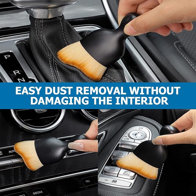 BELOMI Car Detailing Brush, Auto Interior Dusting Brush, Car Soft Bristle - Image 7