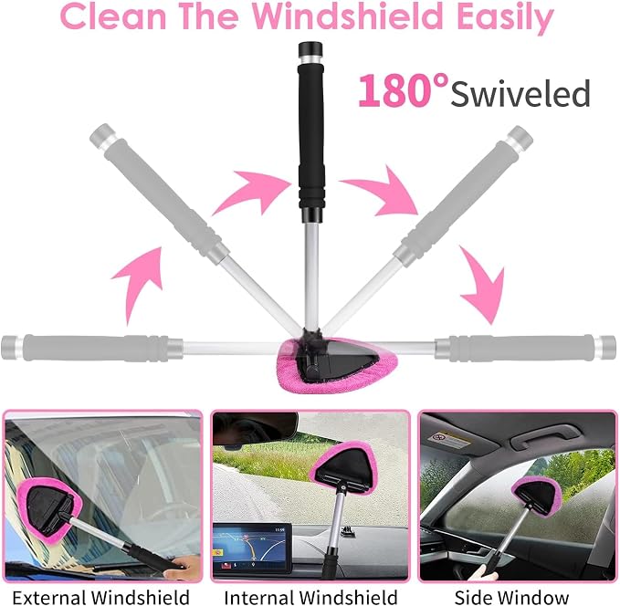 Viewsun Windshield Cleaner Tool, Detailing Kit Cleaner, Detailing Brush - Image 2