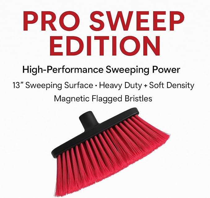 Aria Red Pro Sweep Edition – 13” Wide Sweeping Surface – Heavy-Duty Magnetic - Image 7