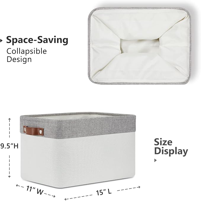 DULLEMELO Storage Baskets for Organizing, Decorative Storage Bins - Image 2