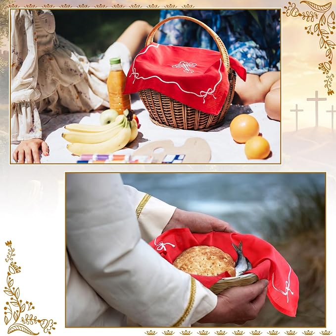 Easter Orthodox Pascha Basket Cover Table Decoration Easter Religious Gift - Image 5