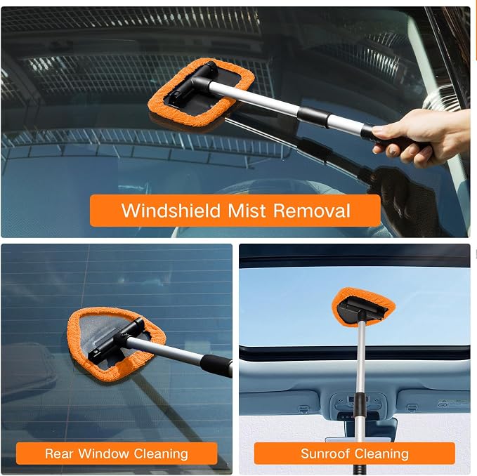 10pcs Windshield Cleaner Tool, Car Window Cleaning Wash Kit - Image 2