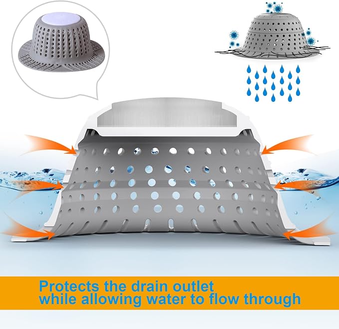 Silicone Shower Drain Hair Catcher - Image 5